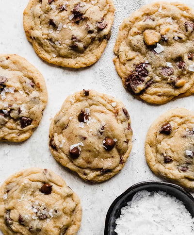 Salted Chocolate Chip Cookies