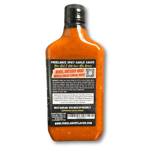 FREELANCE SPICY GARLIC SAUCE Freelance Foods